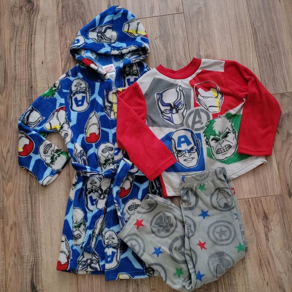 Avengers Superhero Pajama Set Kids Size XS (4)